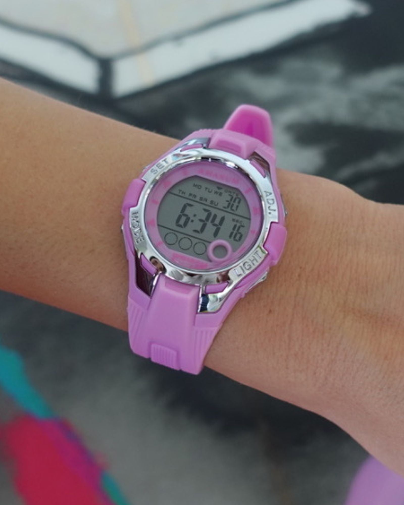 Candy Pink Digital Watch