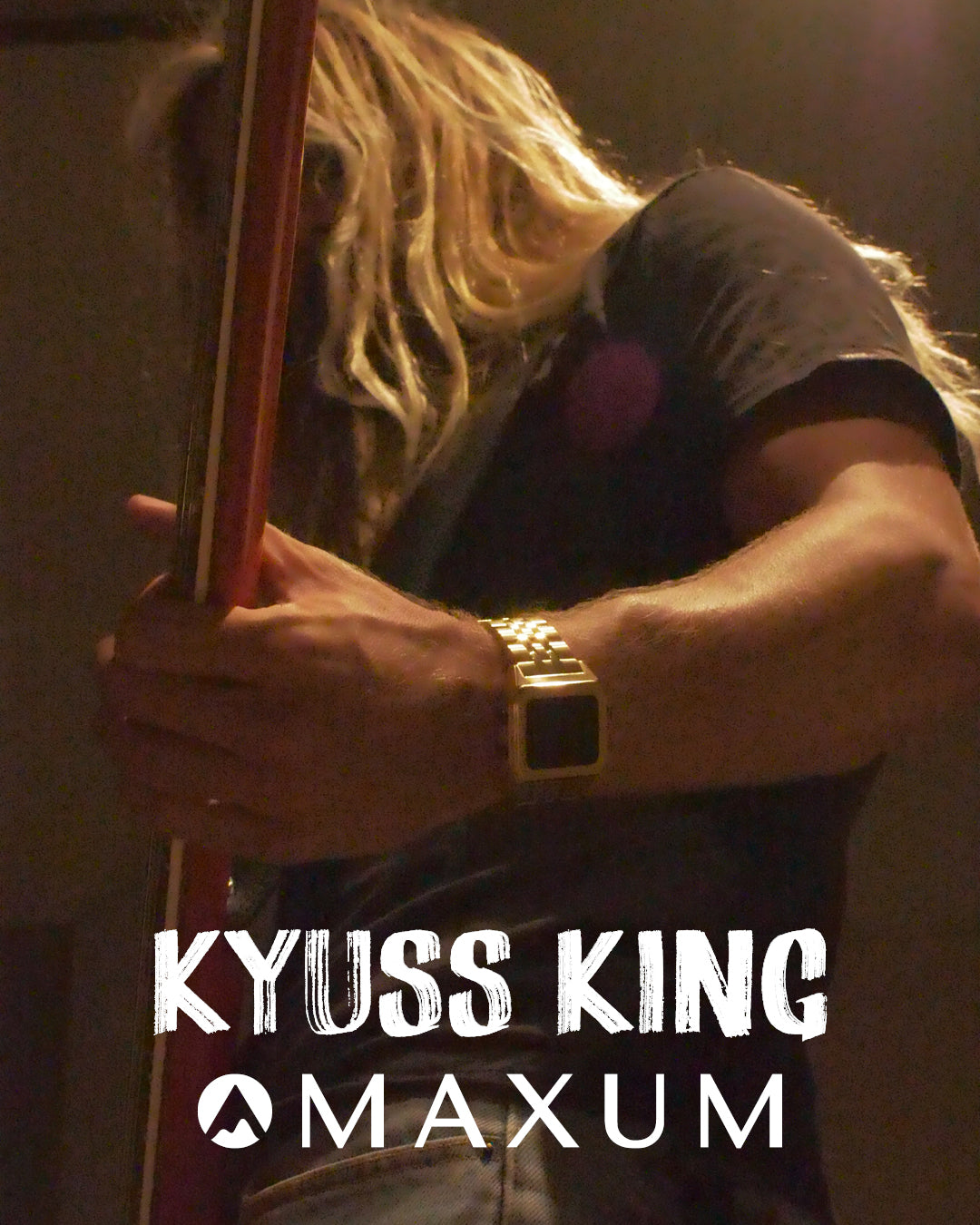 Kyuss King Raglan Unisex Tide Gold Set - Includes Gold Tide Watch and Black Silicone Strap
