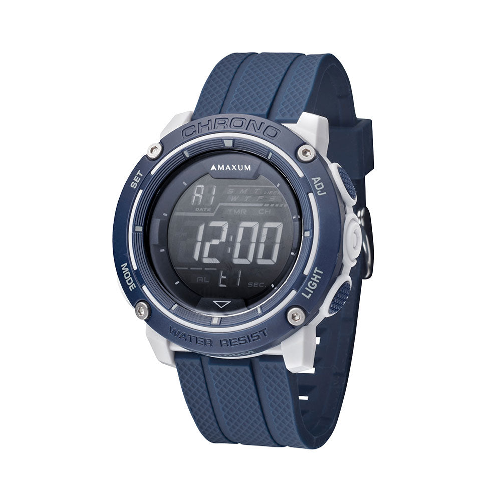 Brave Navy Blue Digital Watch