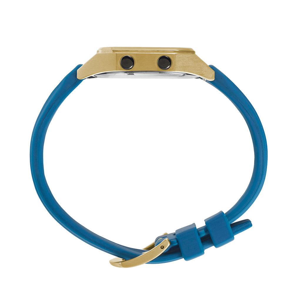 Raglan Unisex Tide Gold Set - Includes Gold Tide Watch and Blue Silicone Strap