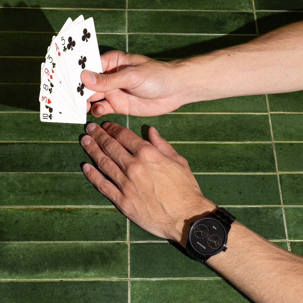 Maxum x Taylor Steele – Black Dial, Black Case & Black Bracelet Watch