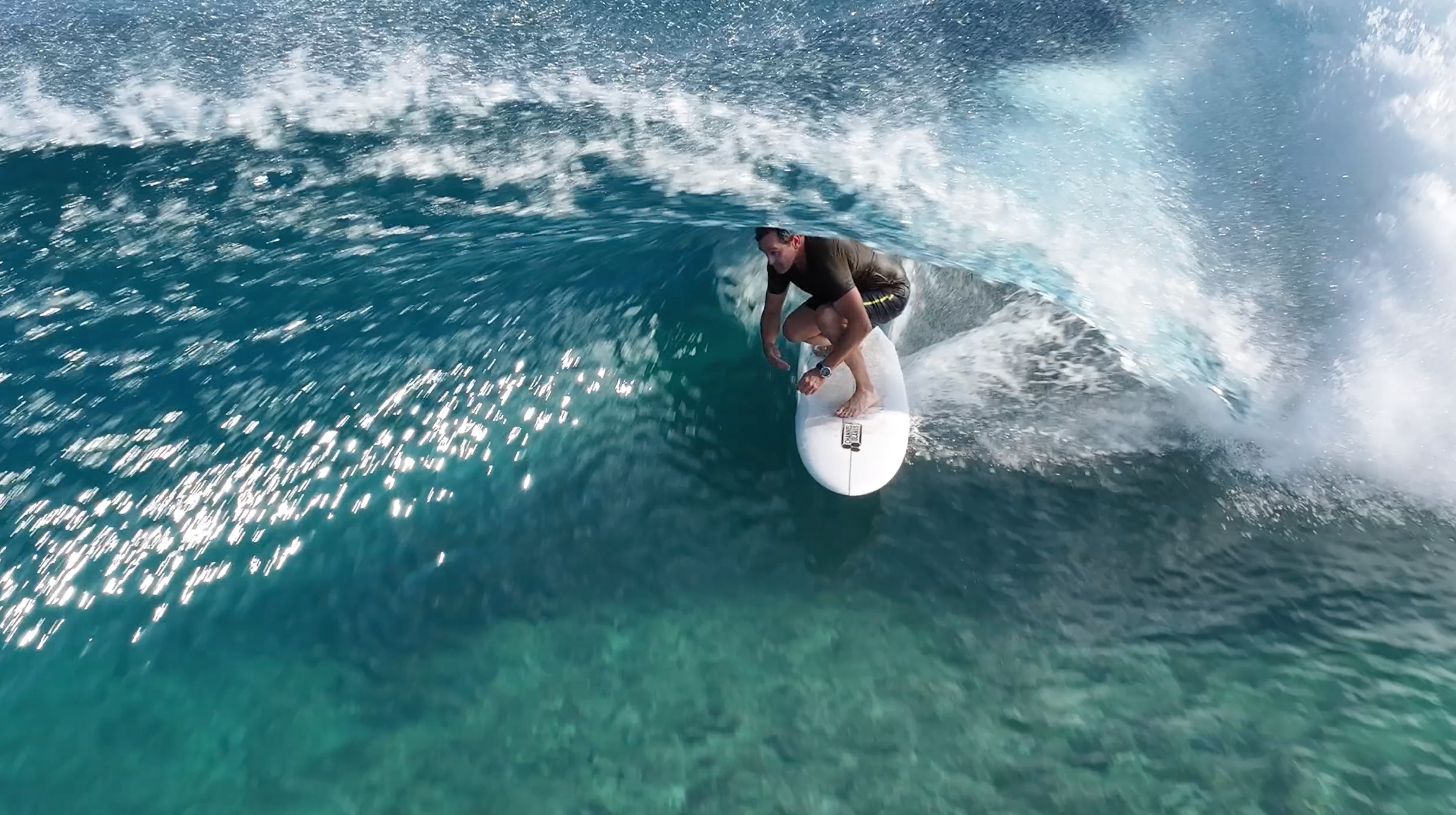 Lansdowne Gold Set - Includes Gold Multifunction Analogue Watch and Black Silicone Strap