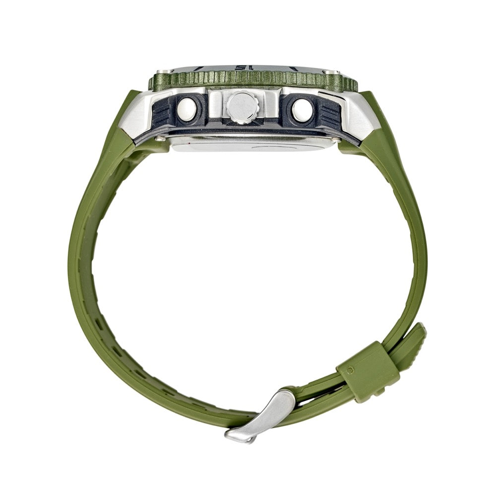 Maverick Green Analogue Digital Watch