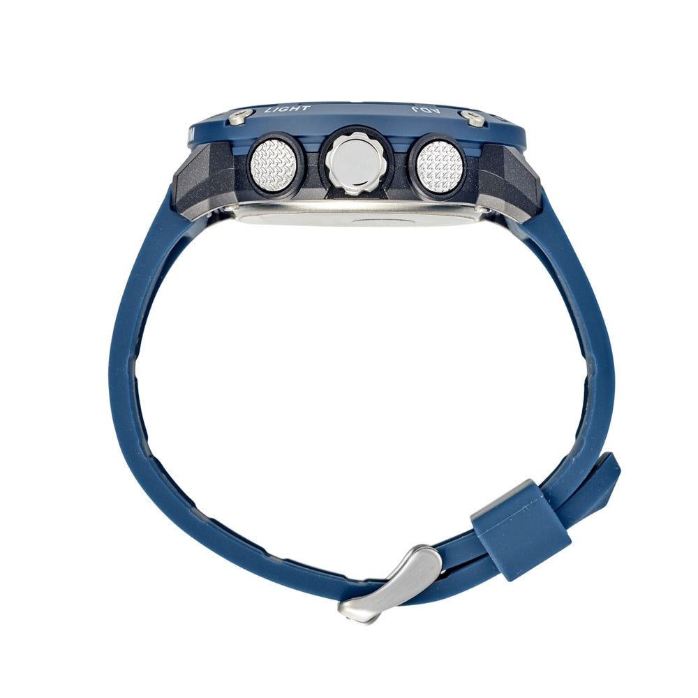 Conquest Blue Analogue Digital Watch