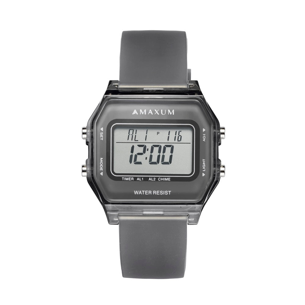 Tour Octagonal Grey Digital Watch