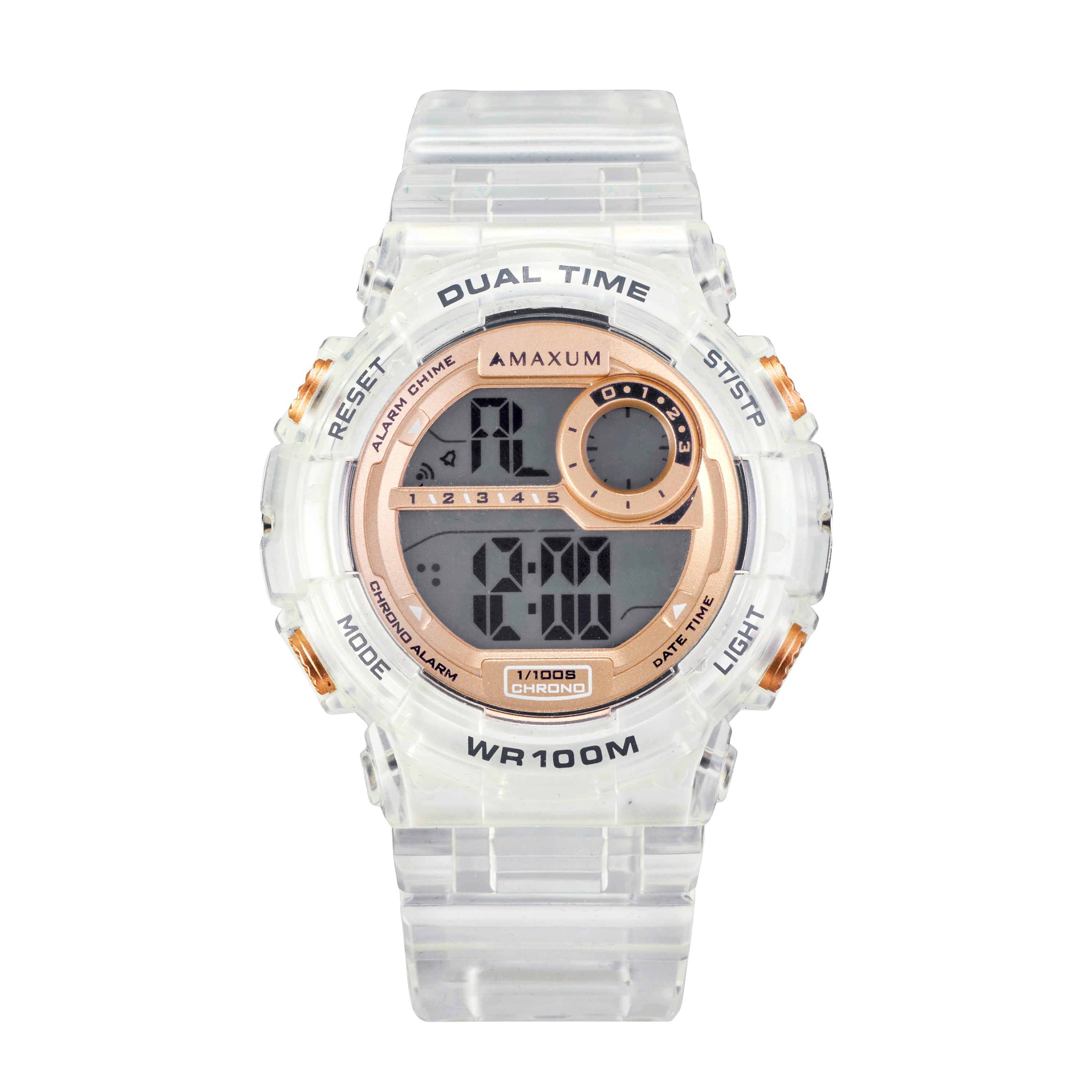 Endurance Opaque and Gold Digital Watch