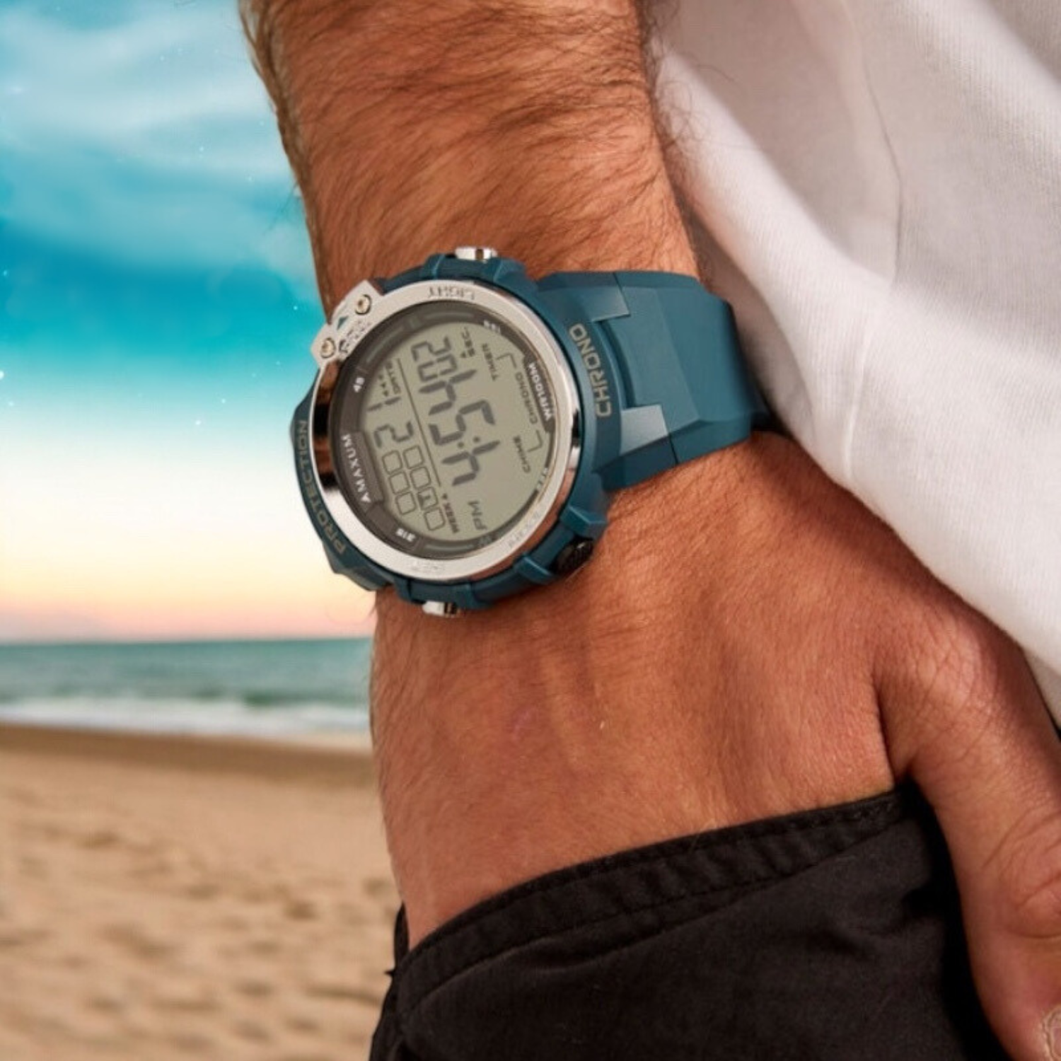 Explorer Blue Digital Watch