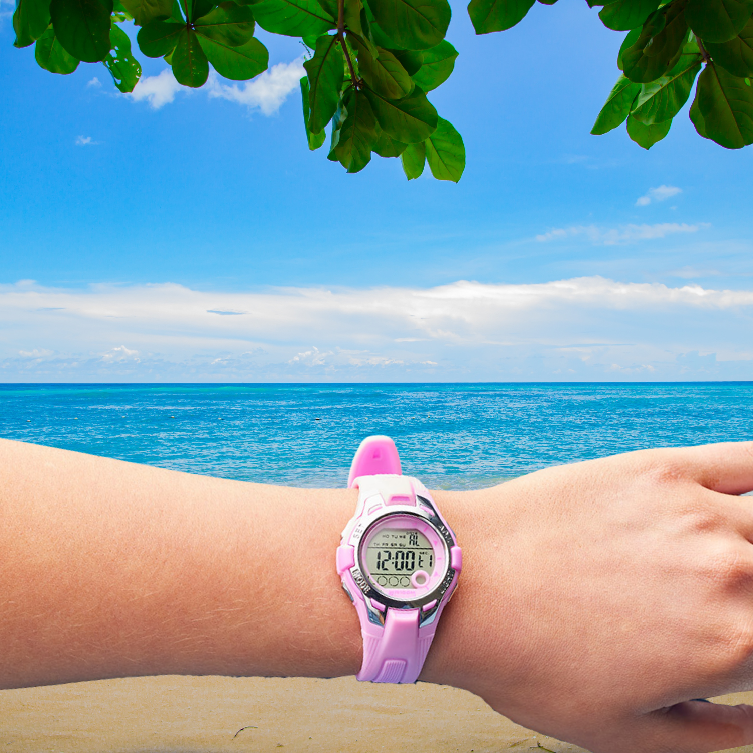Candy Pink Digital Watch
