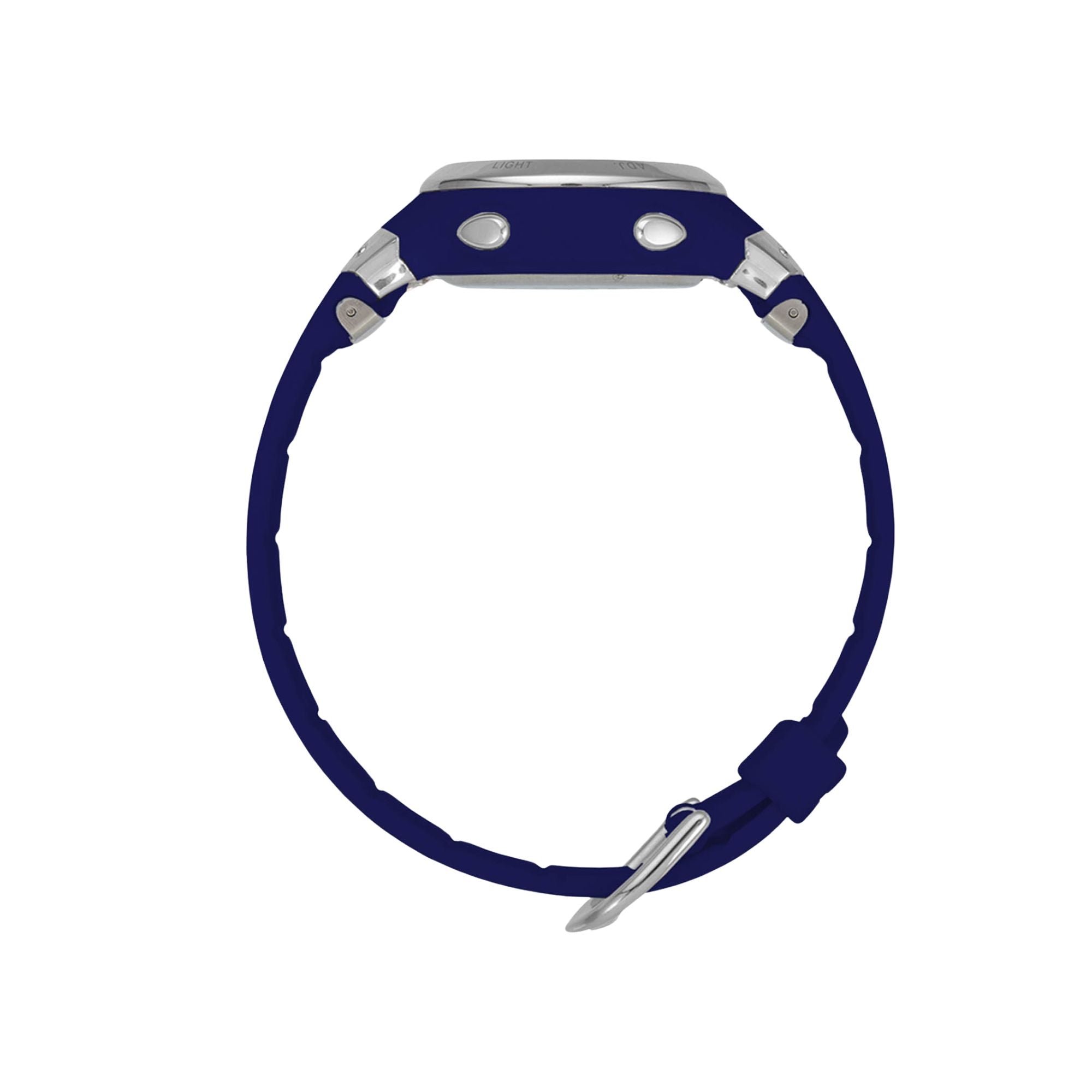 Avoca Navy & Silver Tone Digital