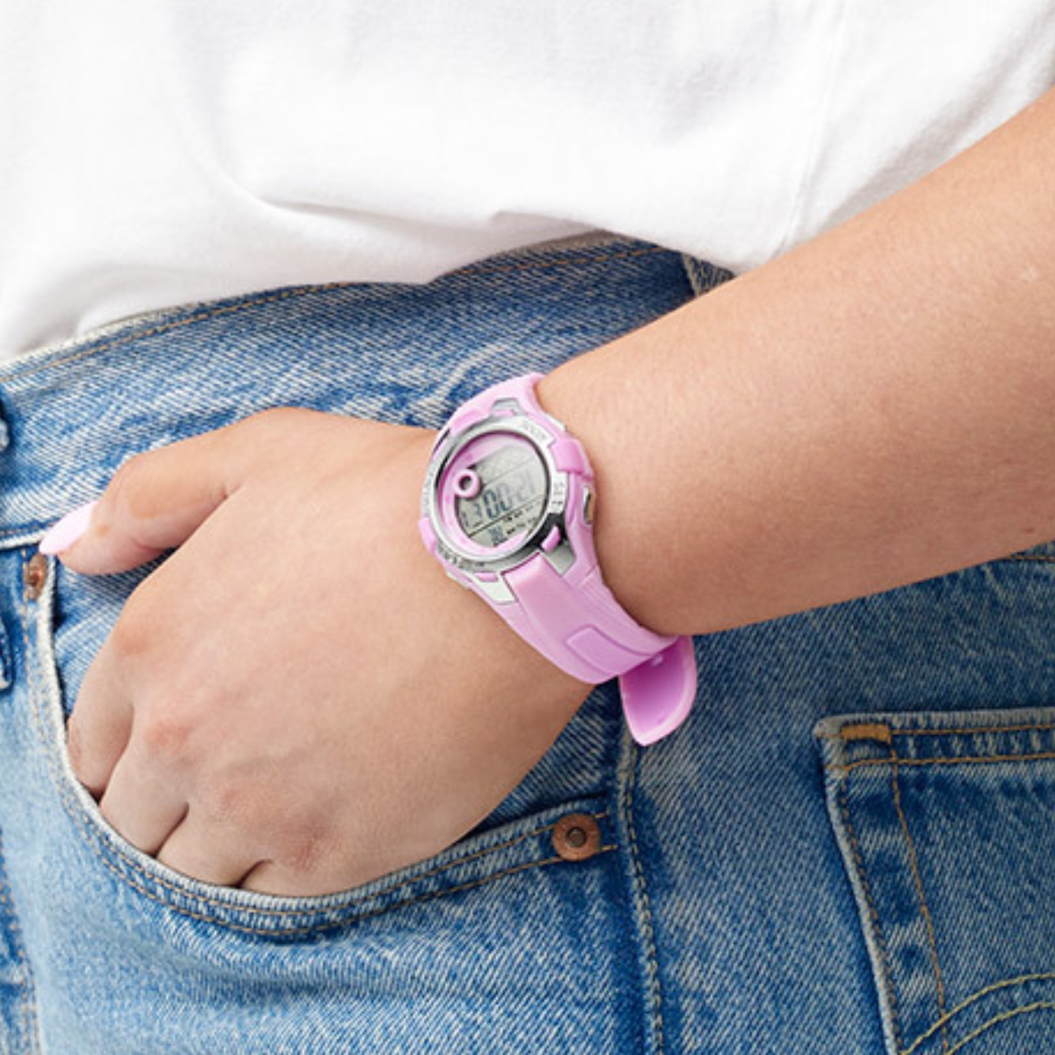 Candy Pink Digital Watch