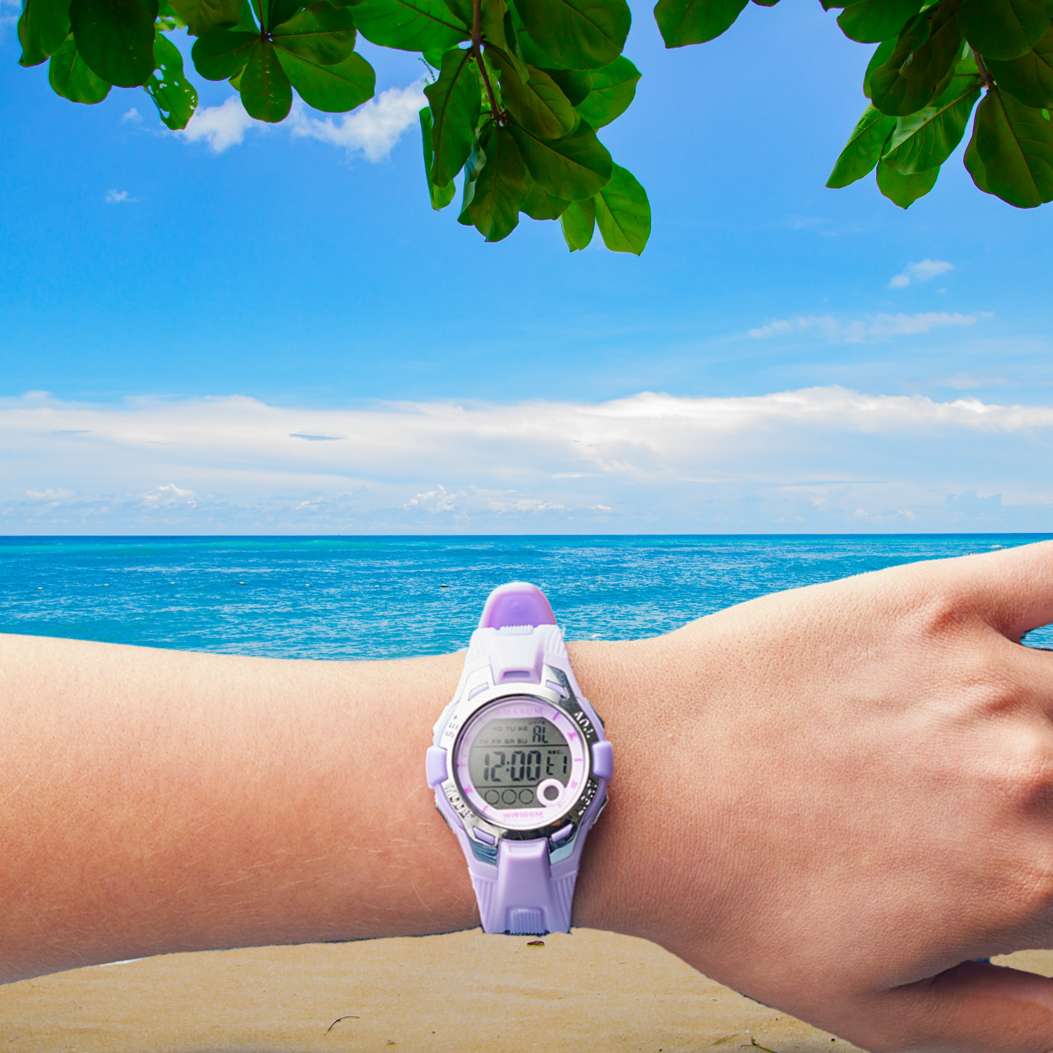 Candy Purple Digital Watch
