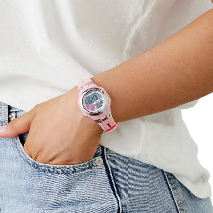 Avoca Pink & Silver Tone Digital
