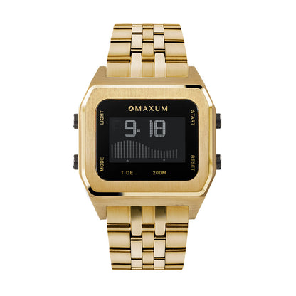 Raglan Gold Set - Includes Gold Tide Watch and Blue Silicone Strap