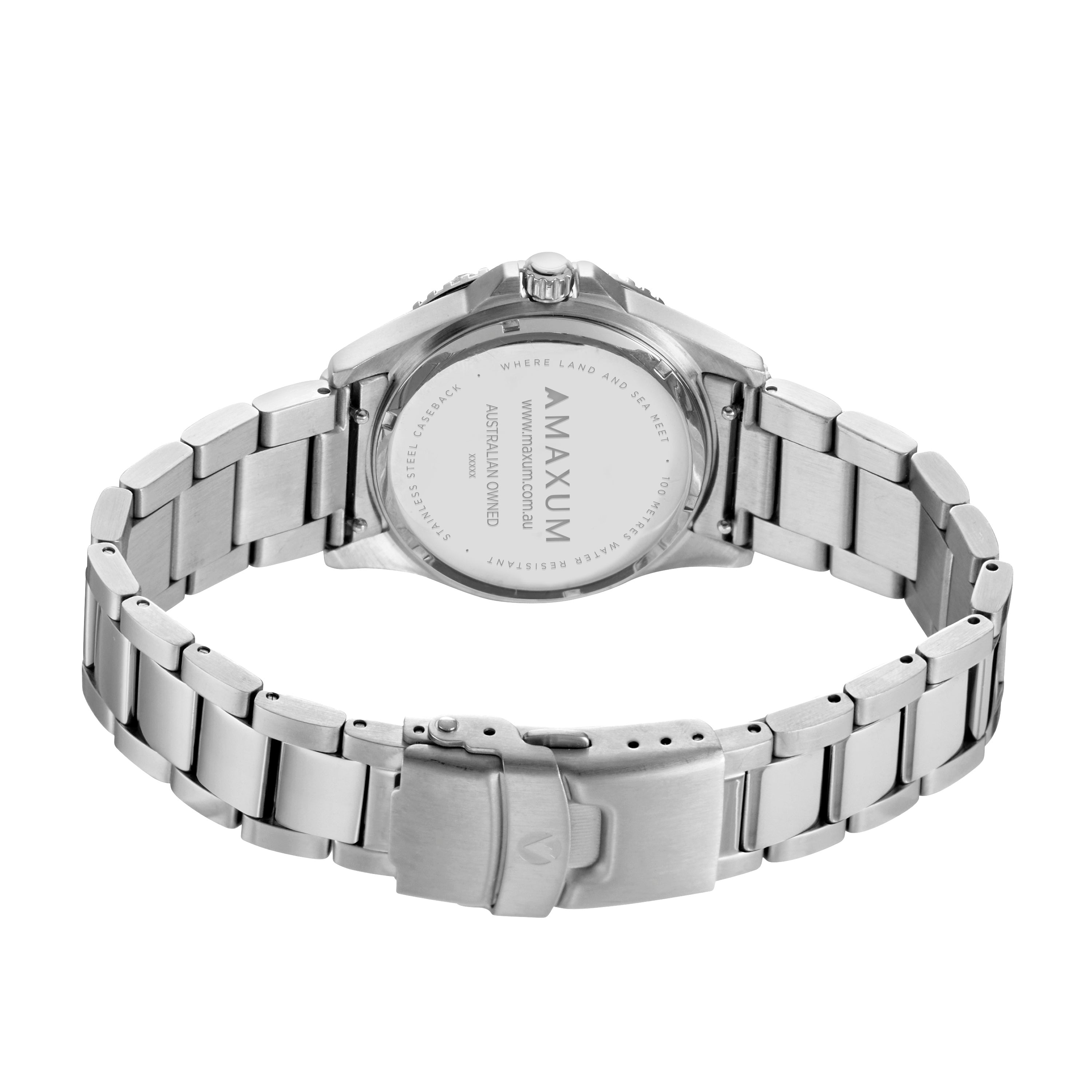 Liberty Ladies Analogue Date Watch – White Dial With Silver-Tone Case & Bracelet
