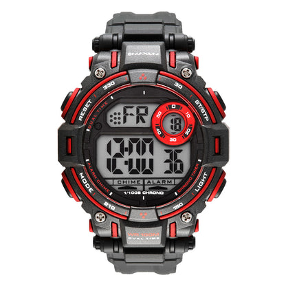 Surfari Black and Red Digital Watch