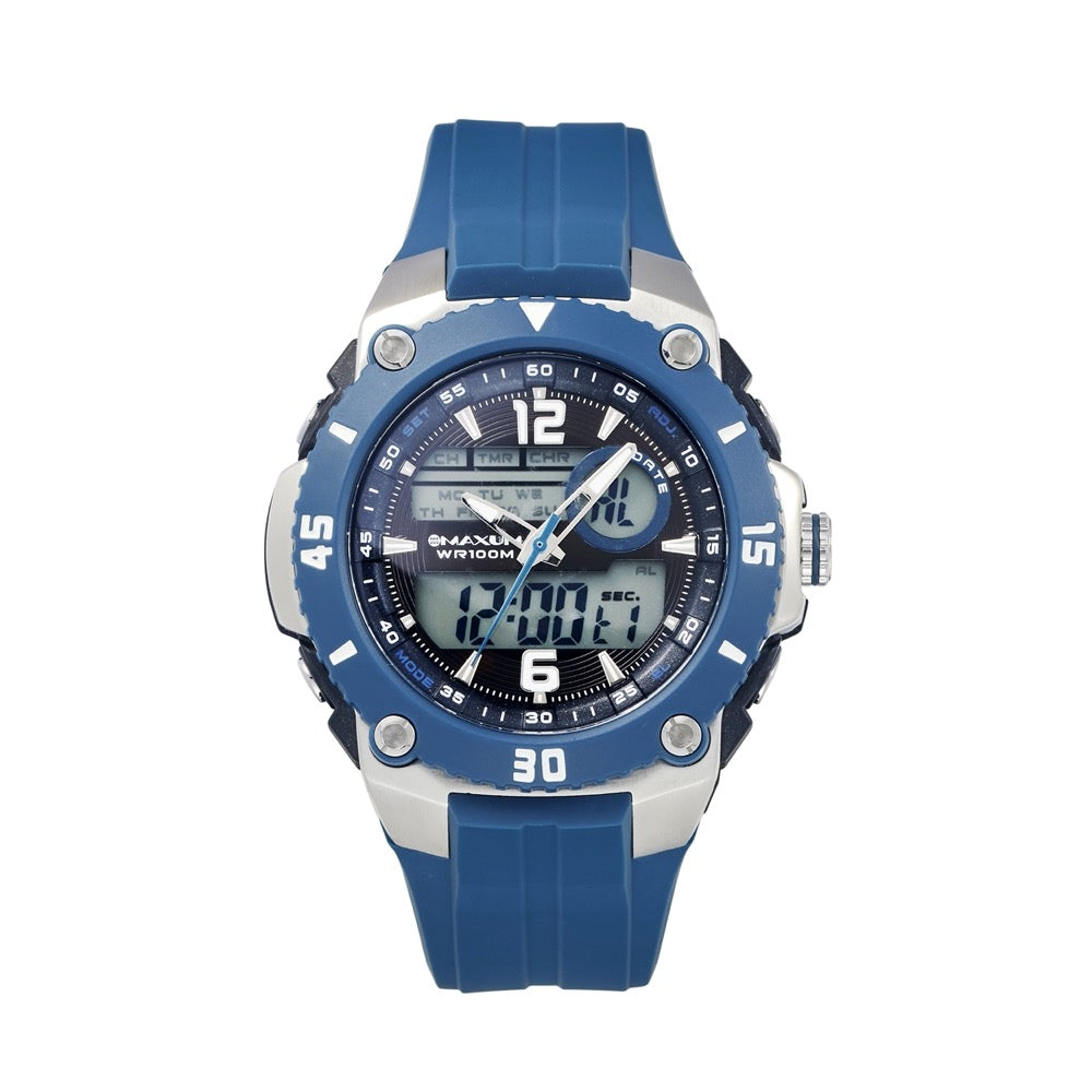 Maverick Blue Analogue Digital Watch