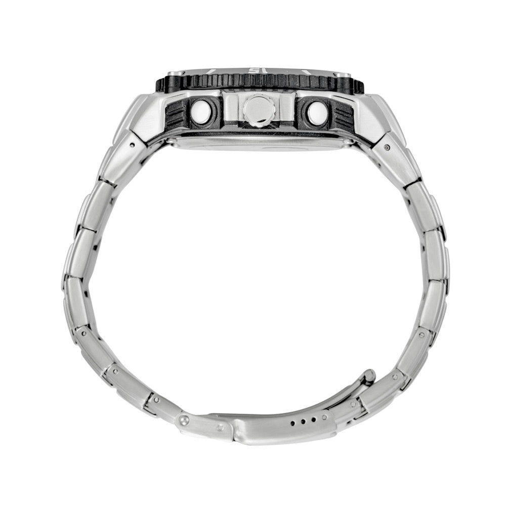 Maverick Stainless Steel Ana Digi Watch
