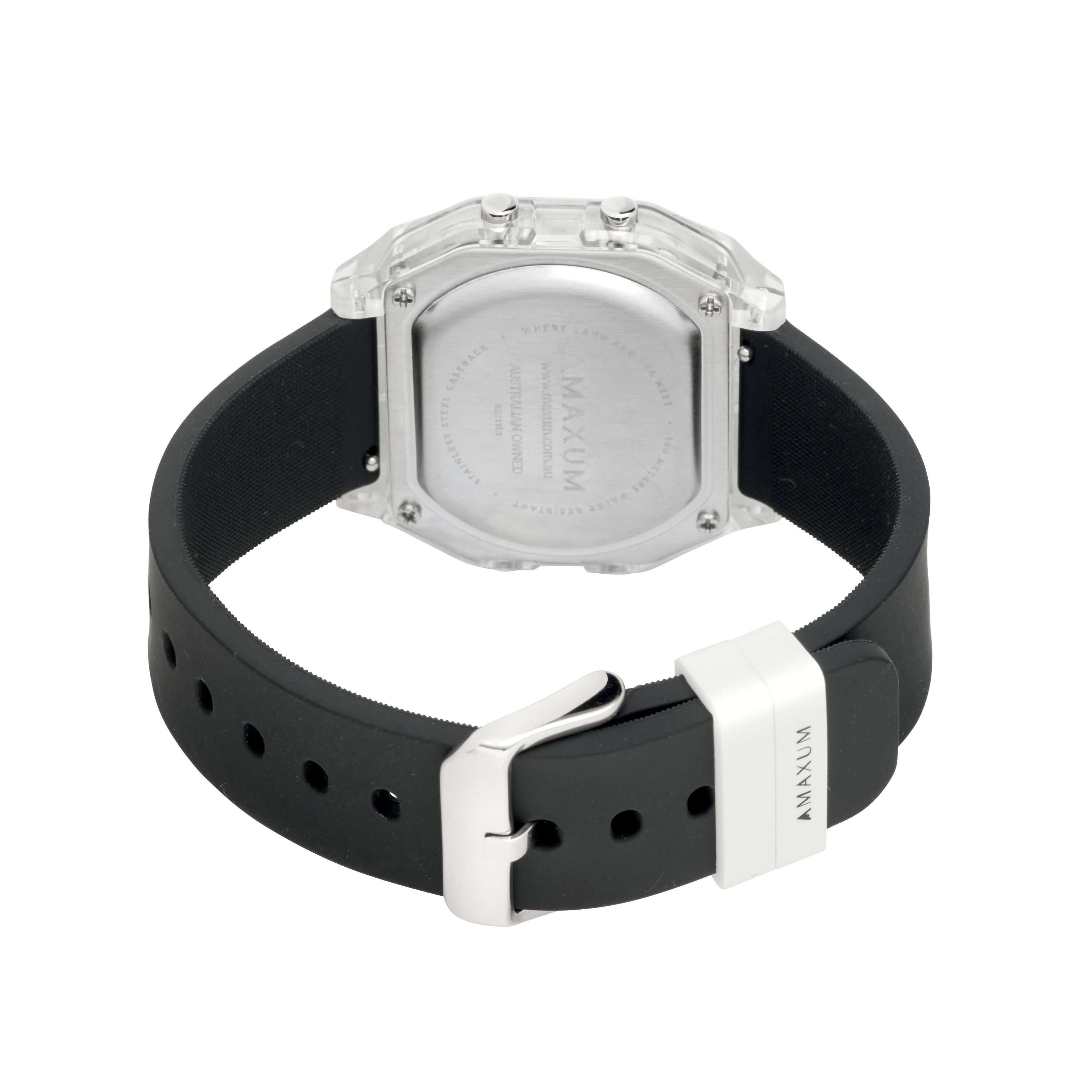 Tour Octagonal Black Digital Watch