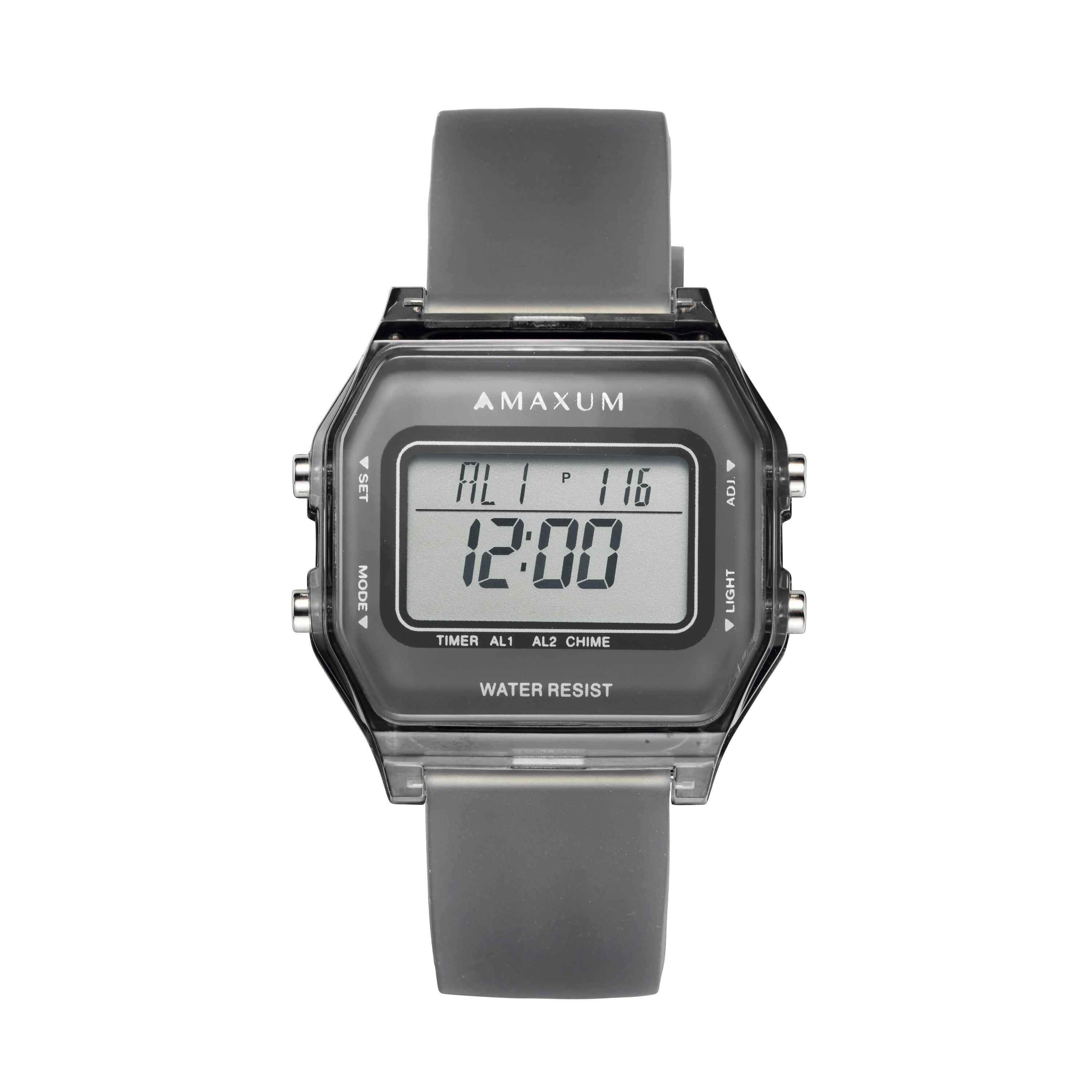 Tour Octagonal Grey Digital Watch