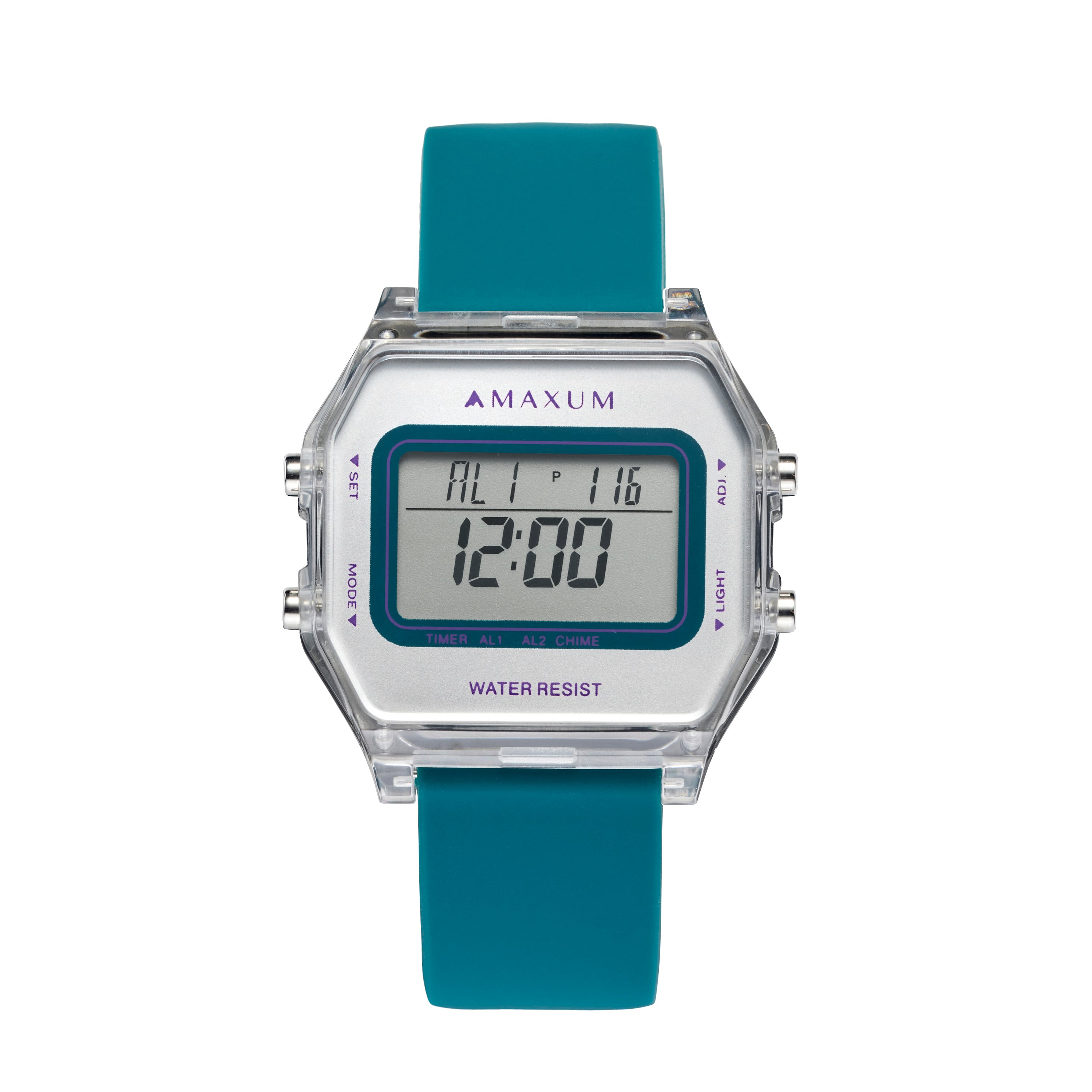Tour Octagonal Blue Digital Watch