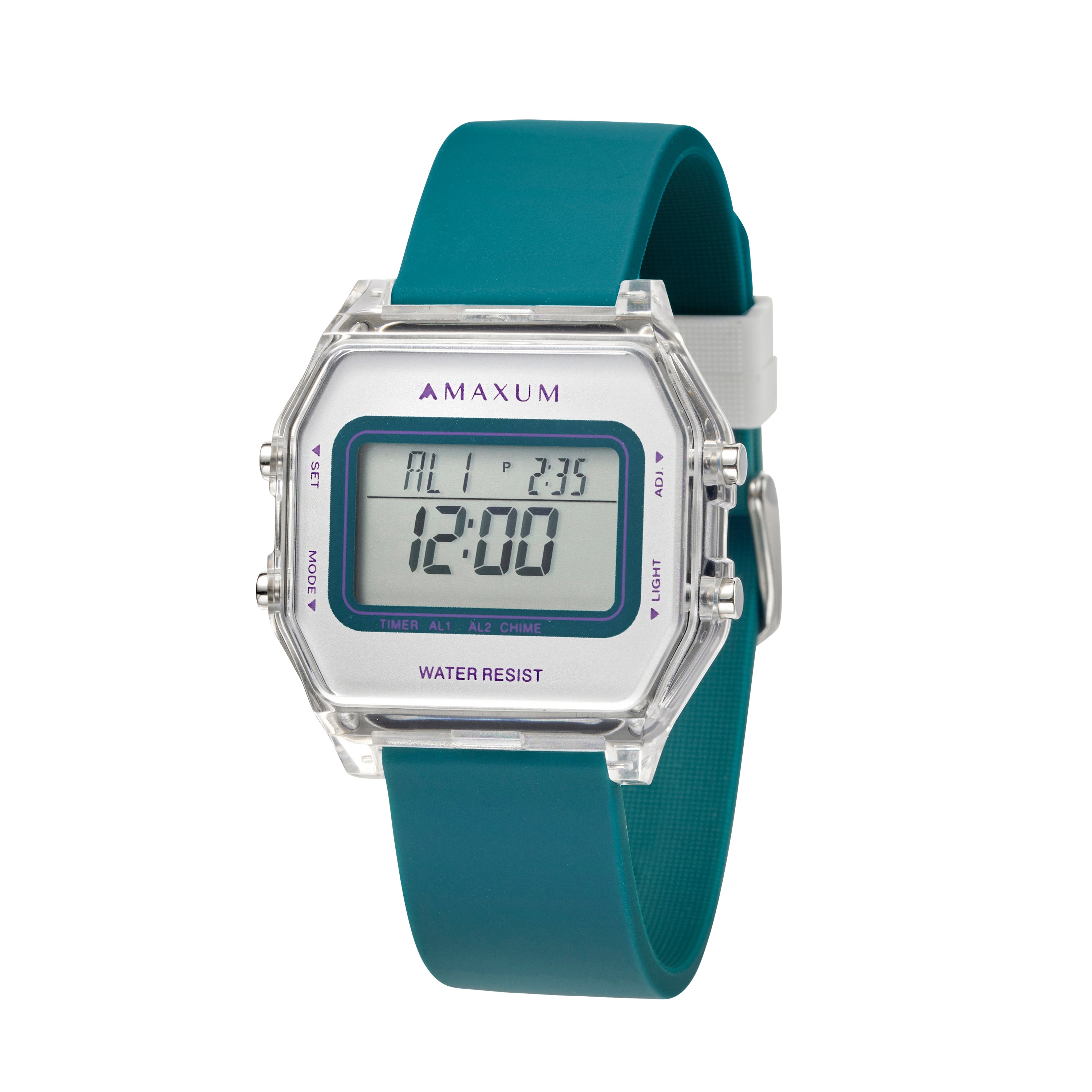 Tour Octagonal Blue Digital Watch