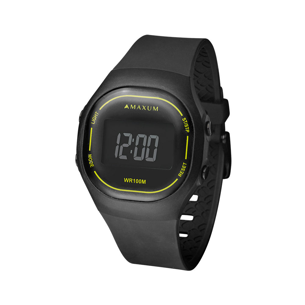 Nomad Black and Yellow Digital Watch