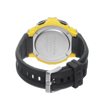 Pioneer Black and Yellow Digital Watch