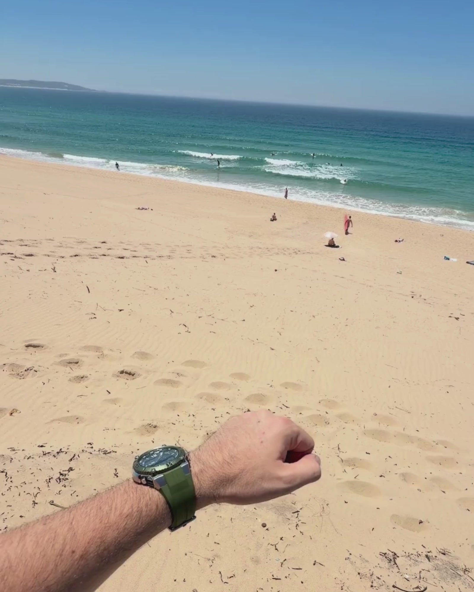 Maverick Green Analogue Digital Watch