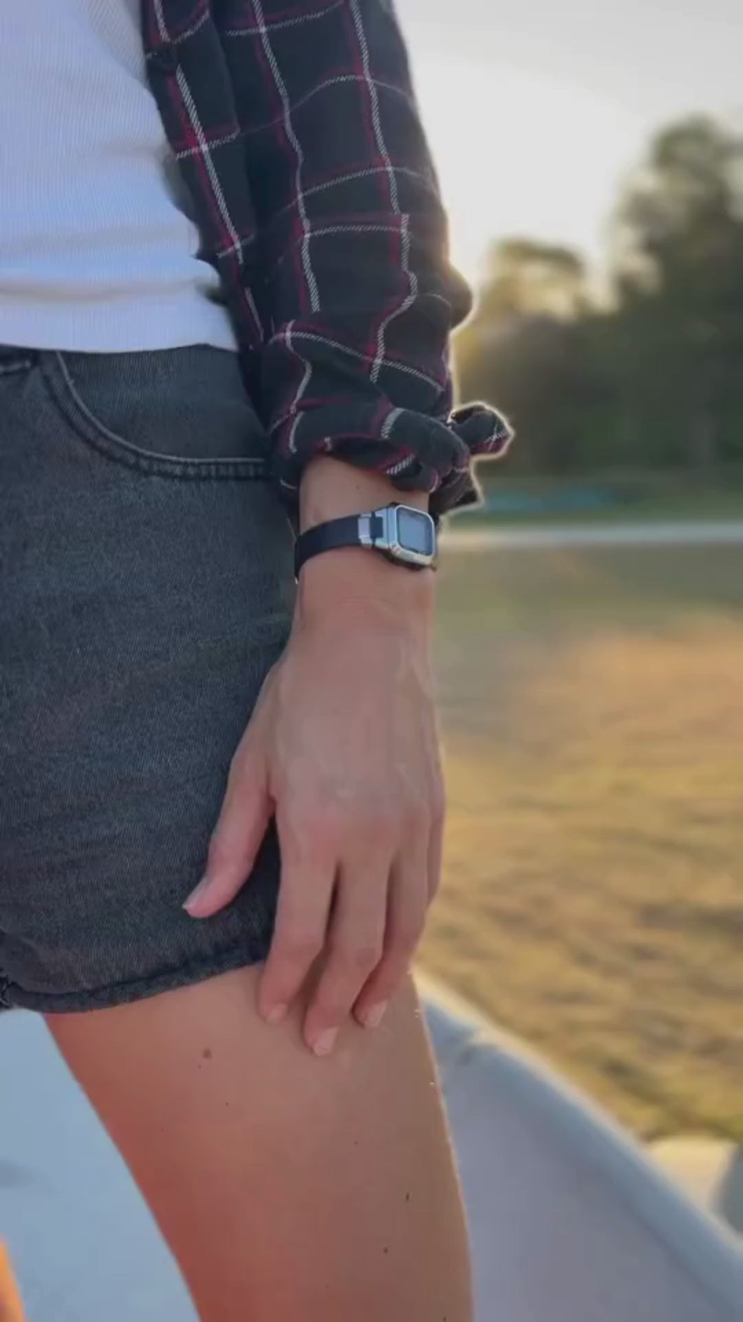 Mini Block Petite Digital in Black